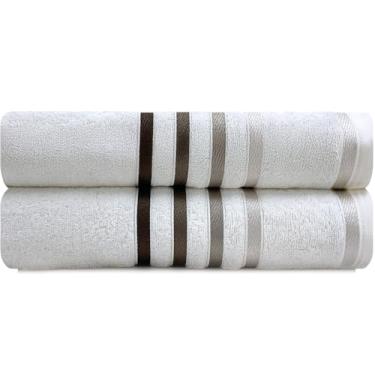 Imagem de Jogo de Toalhas Banhão Gigante 2 Peças Fios Penteados Lumina Karsten