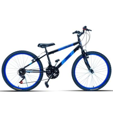 Imagem de Bicicleta Urbana Forss Spike, Aro 24, 18 Marchas, 9-12 Anos (Preto)