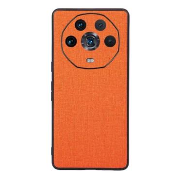 Imagem de Capas Compatível com Huawei Honor Magic 4 Ultimate,Design de padrão de tela,Pproteção completa de 360°,Pplástico macio,Proteção contra queda-Orange