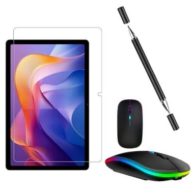Imagem de kit Pelicula De Vidro Para Xiaomi Redmi Pad 2 +caneta + Mouse Bluetoot