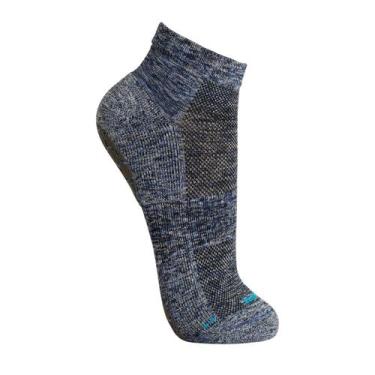 Imagem de Meia Lupo Antiderrapante 3310-003 Cano Curto Pilates Poliamida, Anil, 