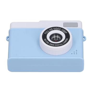 Imagem de Naroote Câmera Infantil de 1080p, Tela IPS de 2,0 Polegadas, Zoom Digital 4x, 400mAh, Vários Filtros, Câmera Pequena Compacta, Anti-shake para Acampar (Branco azul)
