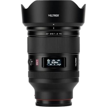 Imagem de VILTROX Lente Prime de 35 mm F1.2 FE, quadro completo 35 mm f/1.2 FE com foco automático para câmera Sony E-Mount a7 a7II a7III a7IV a7R a7RII a7RIII a7RIV a7RV a7S a7SII a7SIII a1 ZV-E1
