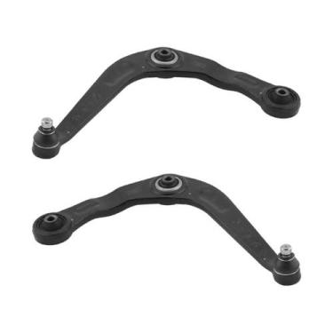 Imagem de 2 Bandeja Suspensão Com Pivô Nakata Dianteira Peugeot 206 2000 A 2010,