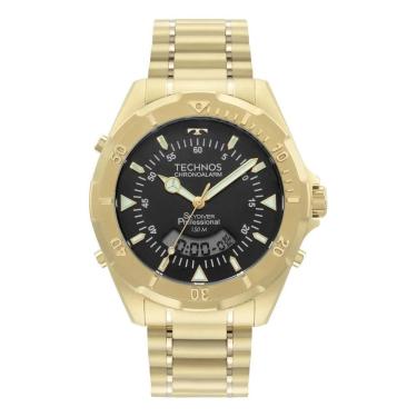 Imagem de Relógio Technos Masculino Skydiver Dourado Wt2050Awn/1P 44Mm