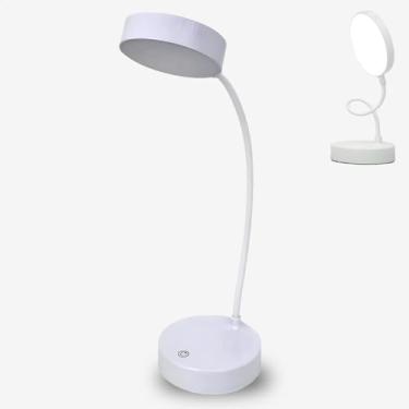 Imagem de Luminária De Mesa Flexível E Articulada Para Escritório E Estudo Design Minimalista Luz Ajustável E Base Antiderrapante