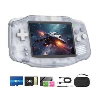 Imagem de RG34XX Retro Handheld Game Console 3.4" IPS Screen 32G Linux 64-bit System RG 34XX Portable Video Gaming Console Support 5G WiFi Bluetooth,Streaming,HD TV Output,with Protecting Bag(Glacier)