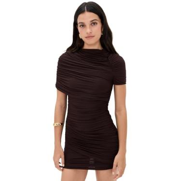 Imagem de Ronny Kobo Minivestido feminino Jersey Cici, Basalto, G