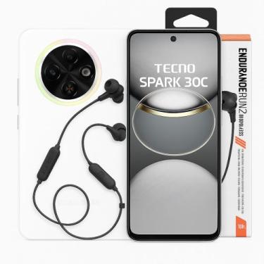 Imagem de Celular TECNO Spark 30C 4G Tela 6,6 polegadas, Dual SIM, 256GB 8GB RAM