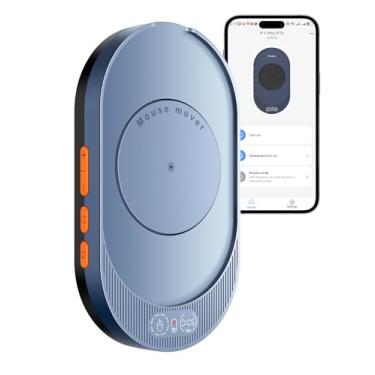 Imagem de VAYDEER M4 Ultra Mouse Jiggler: movimento humano indetectável e silencioso, controle remoto de aplicativo com temporizador programável, PC/equipes/atividade de jogos sem driver, design discreto