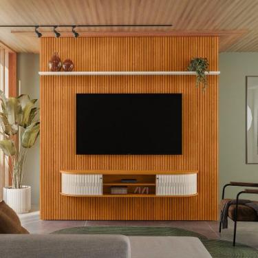 Imagem de Combo Home Suspenso + Painel Para TV 60 Polegadas New Bugatti - 7 Deco