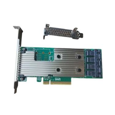 Imagem de SVNXINGTII SAS9305-16i SATA SAS 16 Portas HBA 12 Gbs RAID Controlador Placa Host Bus Adaptador PCIe 3.0 x8 IT-Mode 05-25703-00 Cartão (9305-16i)