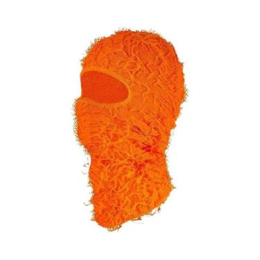 Imagem de Gorro De Malha Com Máscara De Esqui Camuflada Quente À Prova De Vento 