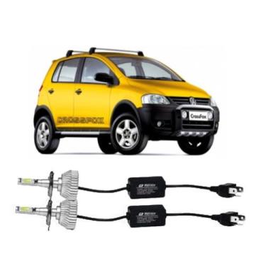 Imagem de Par Lampada Super Led H4 CrossFox 2003 até 2007 - Tiger Auto