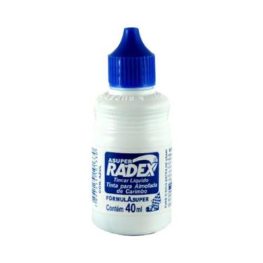 Imagem de Tinta para Almofada de Carimbo 40ml Azul Radex