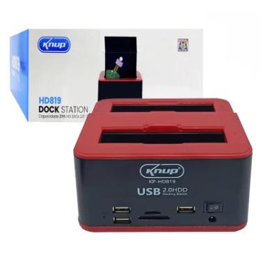 Imagem de Dock Station Case Knup Kp-HD819 Para HD Sata Pendrive Sd USB 2.0
