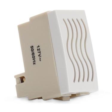 Imagem de Módulo Campainha Cigarra 127V Sleek Branco Margirius, Branco