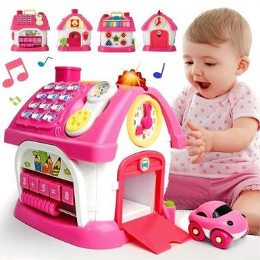 Imagem de Toy OKREVIEW Montessori Musical 8 em 1 House 1-2 Years Girls