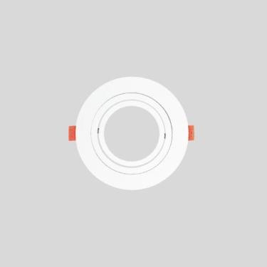 Imagem de Spot de Embutir Redondo Branco Par30 E27 Direcionável Plano 17cm - GAL