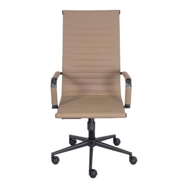 Imagem de Cadeira para Escritório Presidente Esteirinha Sintético Caramelo