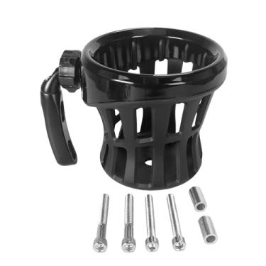 Imagem de Suporte de copo de reposição para guidão de motocicleta para Honda Gold Wing GL 1800 Trike 2001-2021 F6B 2013-21 (preto)