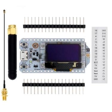 Imagem de ESP32 LoRa, Módulo WiFi com Display OLED, Bluetooth, SX1276 915MHz, V2, Antena Integrada