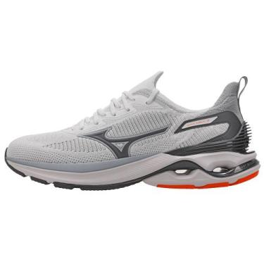 Imagem de Tênis de Corrida Mizuno Wave Mirai 7 Masculino, Branco, 43