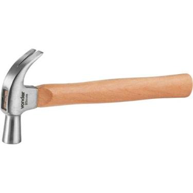 Imagem de Martelo unha polido 25 mm com cabo de madeira - Vonder