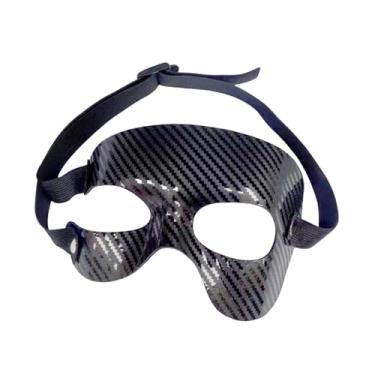 Imagem de simhoa Máscara de basquete com protetor facial e elástico para proteção do nariz e do rosto, proteção esportiva para boxe, karatê, futebol, homens, mulheres, Style a