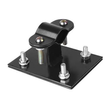 Imagem de KiBcsLic Suporte para cesta de bicicleta, acessórios de montagem, fácil de instalar, adaptador, suporte de fixação de cesta de bicicleta de metal para, 1.5 a 3 Cm