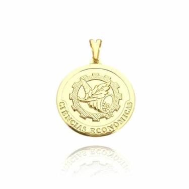 Imagem de Pingente de Profissão Pingente para Corrente Ouro 18k 10 Camadas de Ba