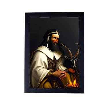 Imagem de Quadro São Cipriano magia negra bruxaria P8370