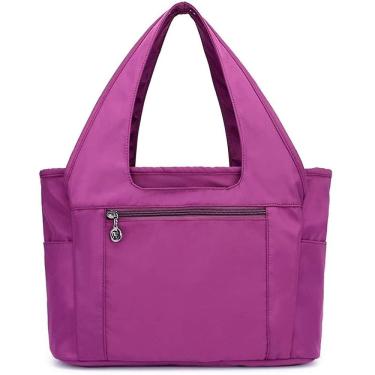 Imagem de Nylon Mulheres Moda Grande Tote Shoulder Bag trabalho impermeável 