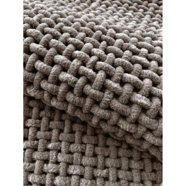 Imagem de Tapete Microfibra Trançado 60 Cm X 40 Cm - Bege