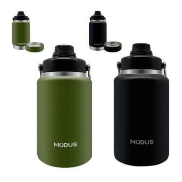 Imagem de Garrafa Térmica de Água Café Suco 1,9 Litros Com Divisória Compartimen