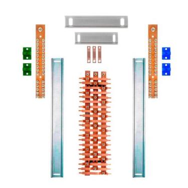 Imagem de Kit Barramento Trifásico 225A para 42 Circuitos - Zathura