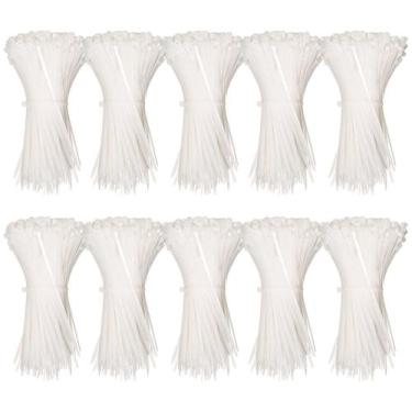 Imagem de Abraçadeira Nylon Enforca Gato 2,5X150Mm Branco Com 1000 Un - Tradesta