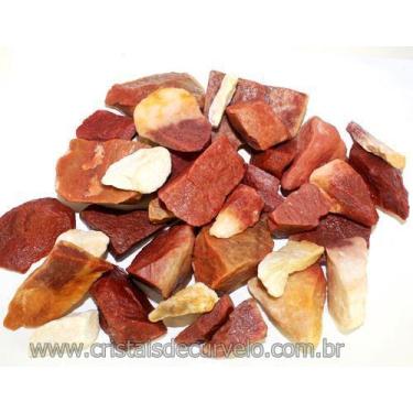 Imagem de Cascalho Bruto de Quartzo Vermelho - 5 Kg - 10 a 20mm - Tipo B - Ataca