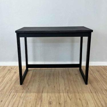 Imagem de Mesa Escritório de Madeira Pinus Linea Preto - ArtFactory Design