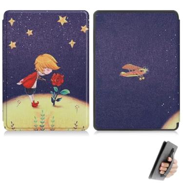 Imagem de GUKSRASO Capa para Kindle Paperwhite 11ª Geração/Signature Edition 2021 (6.8", Modelo: M2L3EK/M2L4EK) - com Função Automática de Dormir/Despertar e Alça de Mão