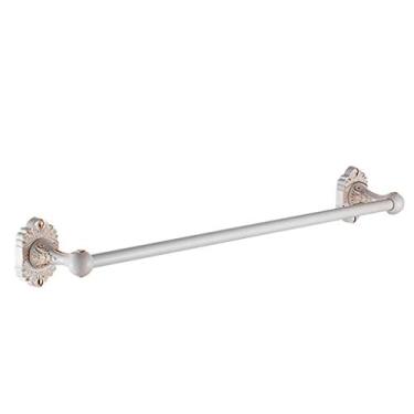 Imagem de Suporte de toalha de mão, trilho de barra de toalha, toalheiro espaço europeu alumínio prateleira de banheiro pendurar na parede (cor: A) (cor: B) (A)