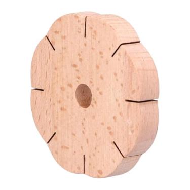 Imagem de IEUDNS Disco Kumihimo de Madeira Kumihimo Suprimentos Fabricante de Pulseira Disco de Trança Redondo