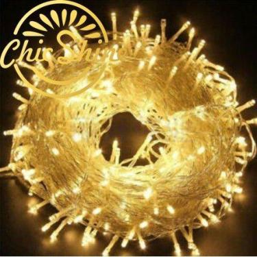 Imagem de kit 5 Pisca-pisca de led para decoração natalina - 100 leds coloridos 