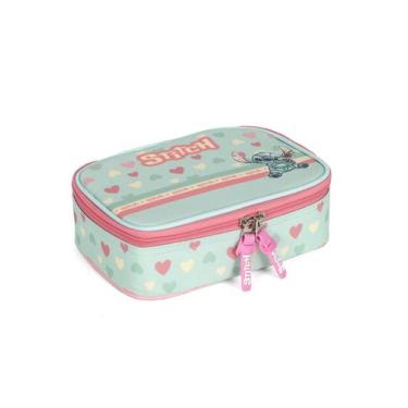 Imagem de Estojo Box Escolar Infantil Stitch Disney 100 Pens ET50094SC Luxcel, V
