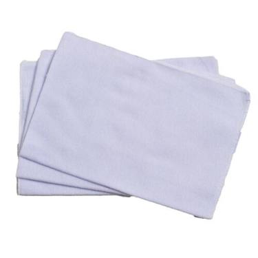 Imagem de Kit Com 6 Flanelas Branca Para Limpeza LojaLoja