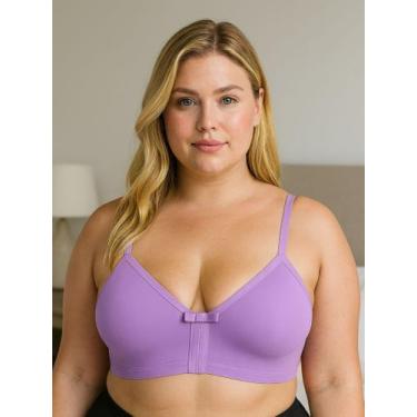 Imagem de Sutiã Plus Size sem Bojo Reforçado Sustentação Resistente - c6 JOSI - 