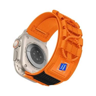 Imagem de Pulseiras Táticas De Nylon Para Apple Watch Ultra 2 1 10 9 8 7 6 5 SE 