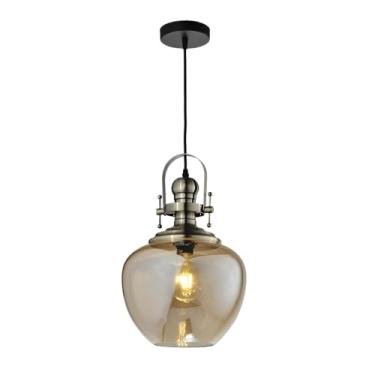 Imagem de Hevvy Pendente Linha Aisha, Vidro Ambar 1 Lamp