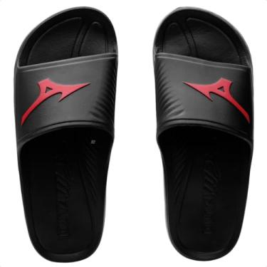 Imagem de Chinelo Mizuno Slide Enerzy Feminino Preto/Vermelho 3940