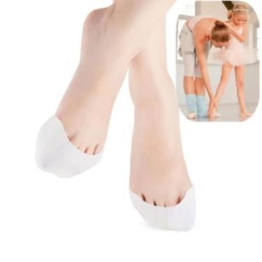 Imagem de Asttro Shopp Palmilha Ponteira Biqueira de Silicone Gel para Ponta dos Pés, Unissex, Para Caminhar, Correr e Praticar Espotes, Para Bale e Sapatos de Salto
